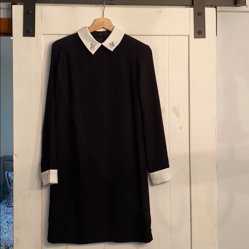 Victoria Beckham Black and White Classic Dress